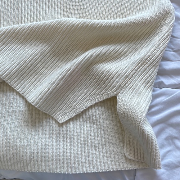 H&M Cream Sleeveless Long Sweater Vest - Picture 4 of 7